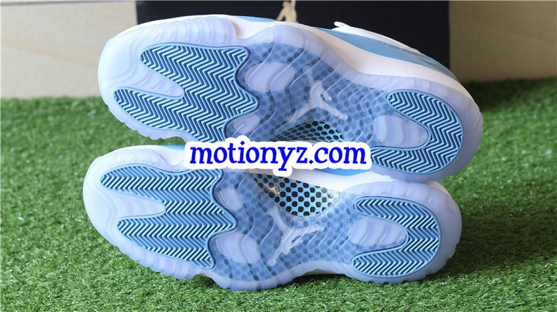 Authentic Air Jordan 11 Low Columbia Blue